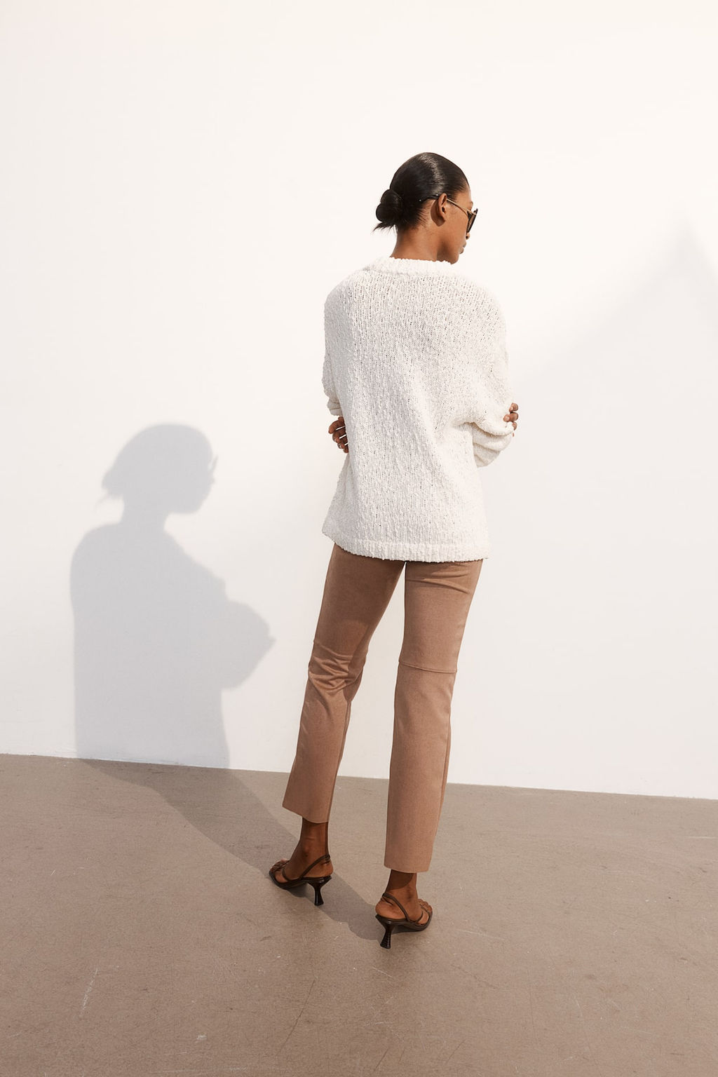Leggings cepillados con costura en la rodilla - H&m фото 2