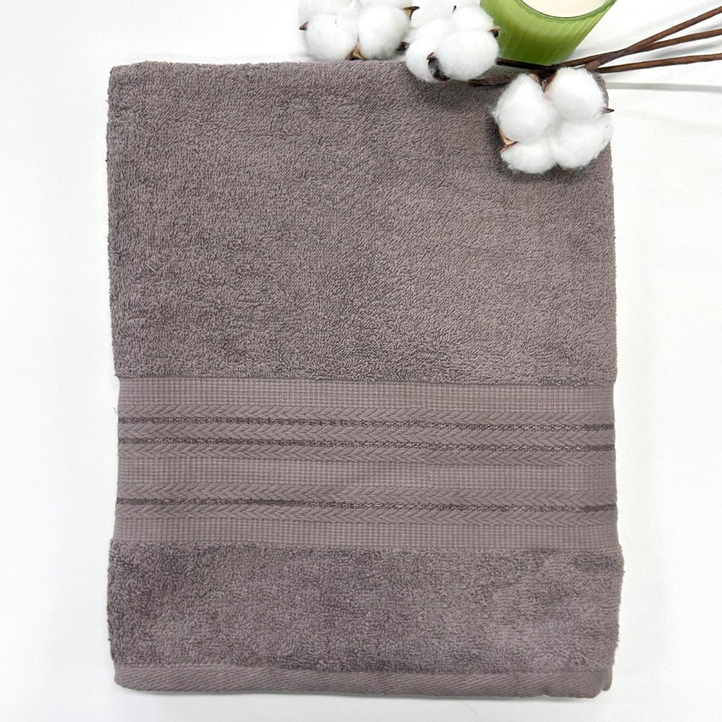 Полотенце махровое 70х140 ТМ Fine Line бордюр Колосок голубой - Тейковский хлопчато-бумажный комбинат фото 7