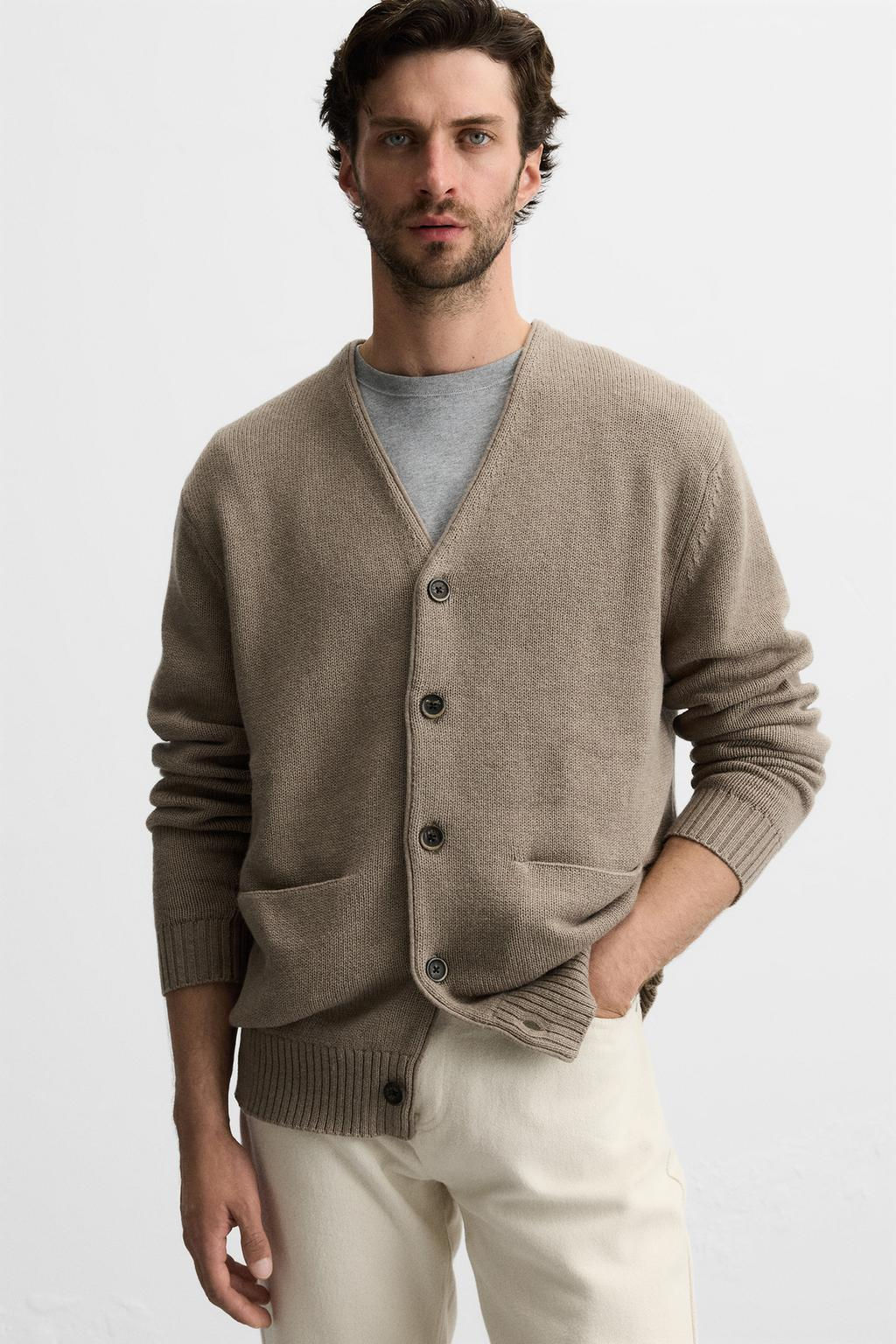 CARDIGAN WITH RAISED TRIM - Zara фото 5