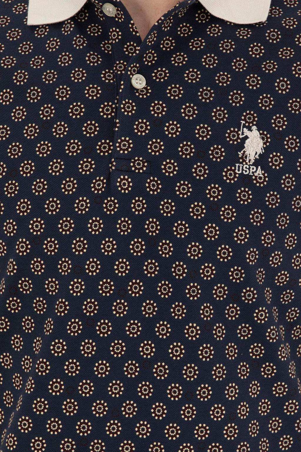 Мужская футболка цвета экрю - U.s. polo assn фото 7