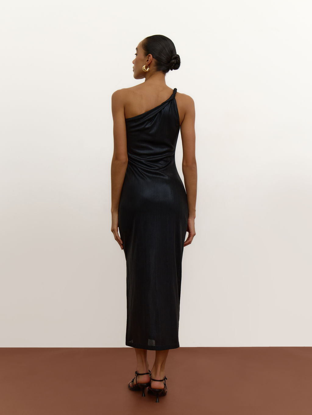 Платье с перекрутом из трикотажа - Mollis фото 4