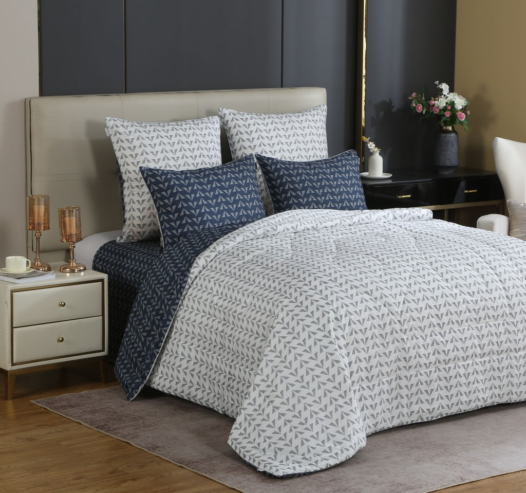 Комплект с одеялом Мерлин (индиго жемчуг) Cotton - Kazanov.a. фото 3