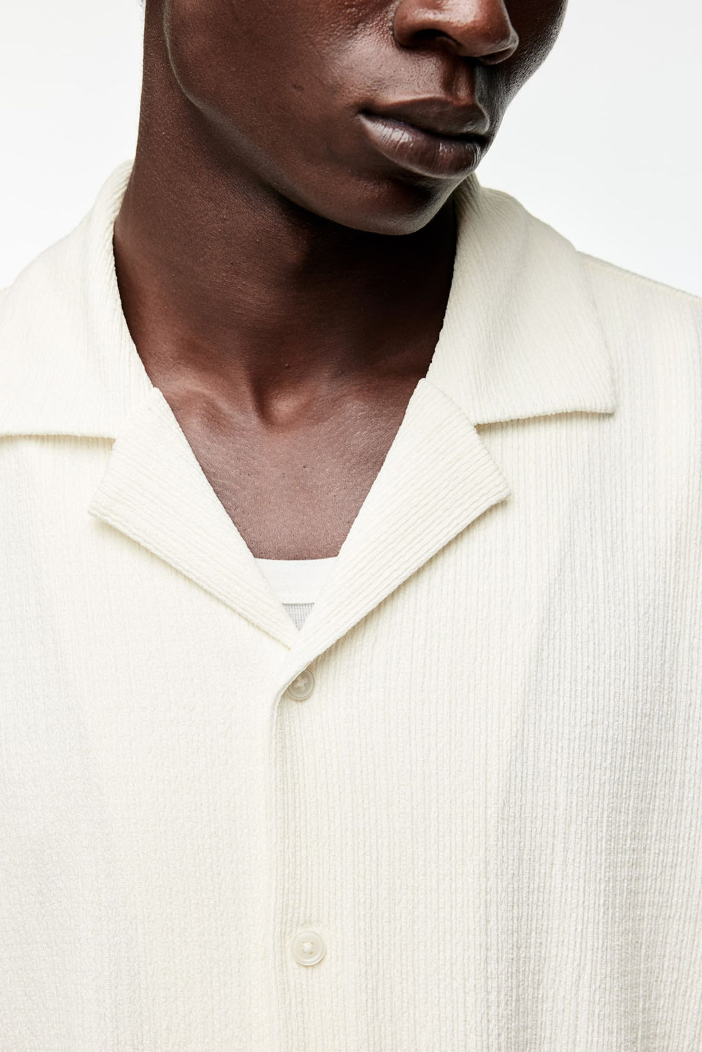 Camisa resort con efecto arrugado Regular Fit - H&m фото 4