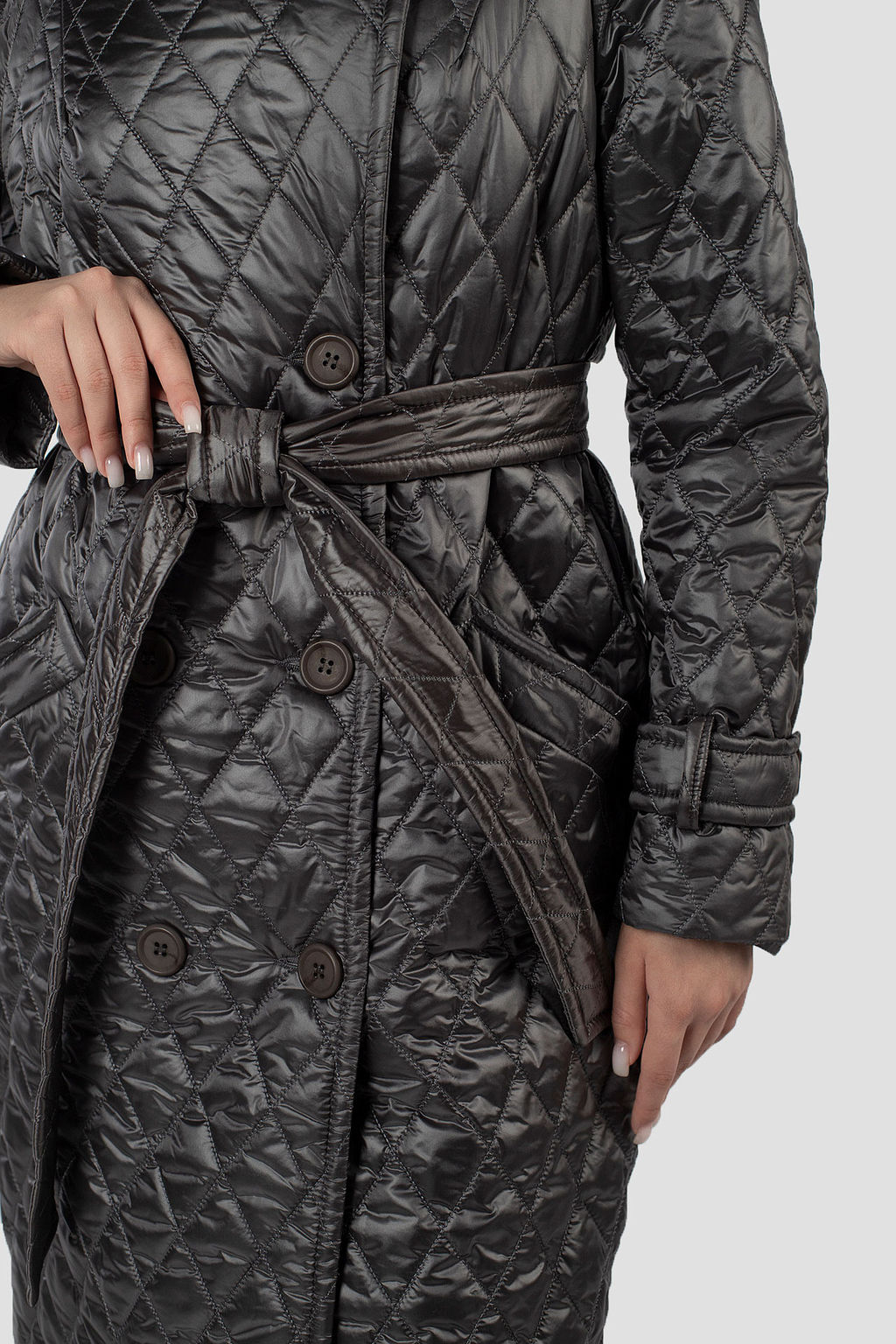 Пальто женское демисезонное - El podio фото 6