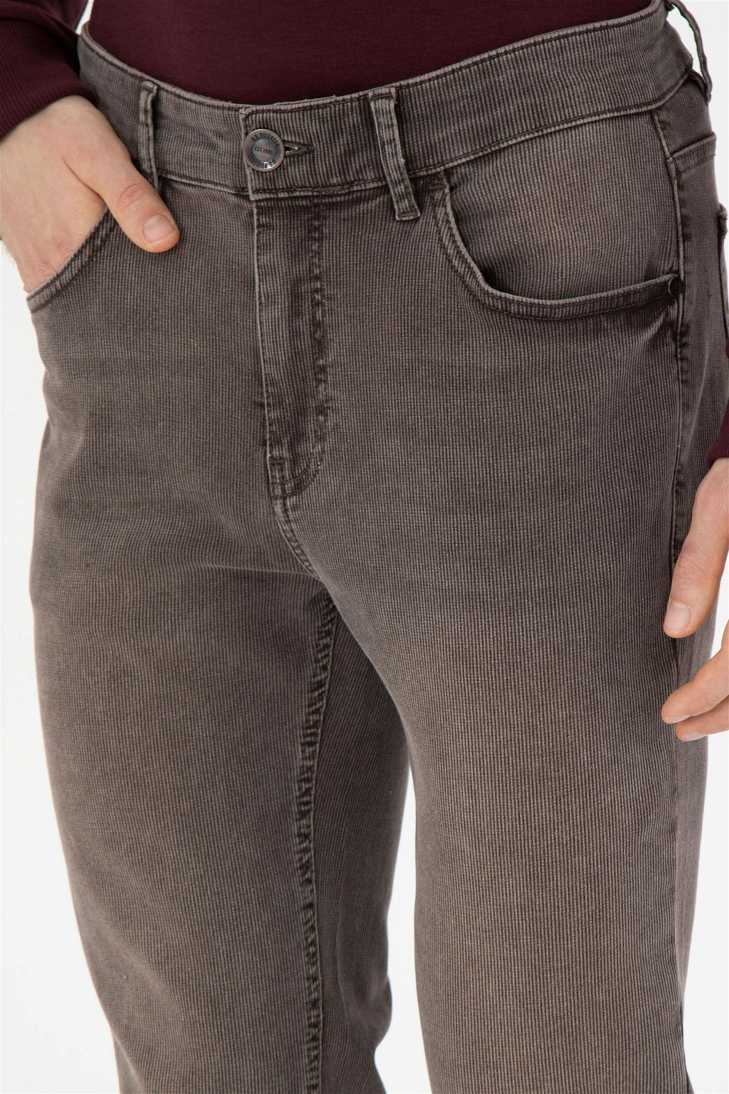 Мужские коричневые джинсовые брюки - U.s. polo assn фото 6