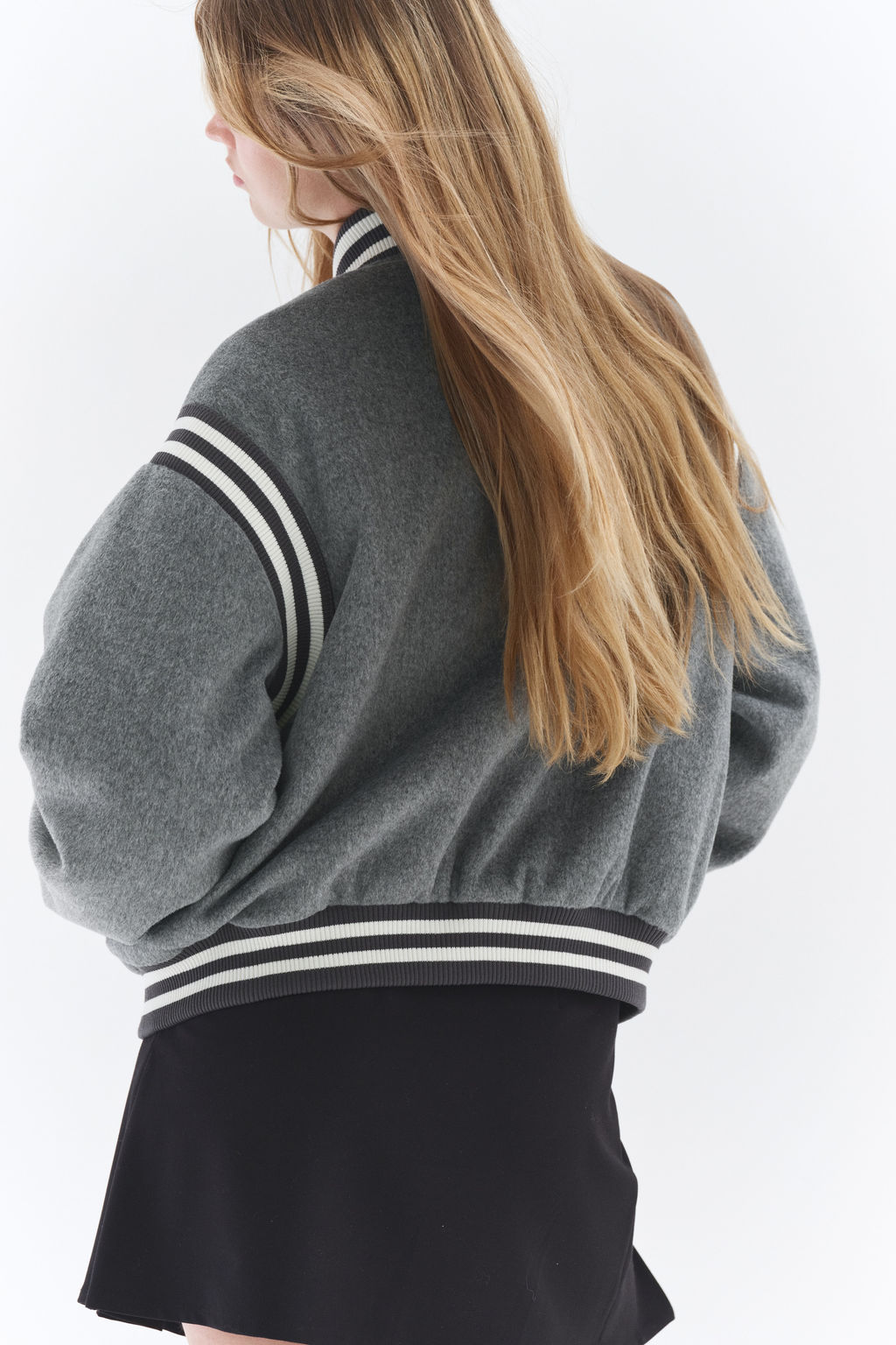 Chaqueta de b?isbol en polar - H&m фото 7