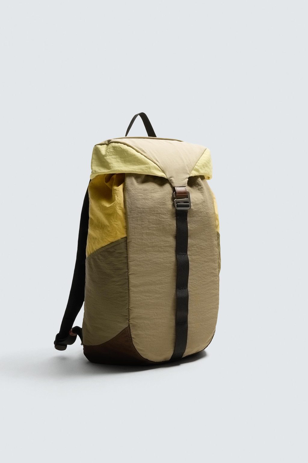 TECHNICAL BACKPACK WITH LEATHER DETAILS - Zara фото 10