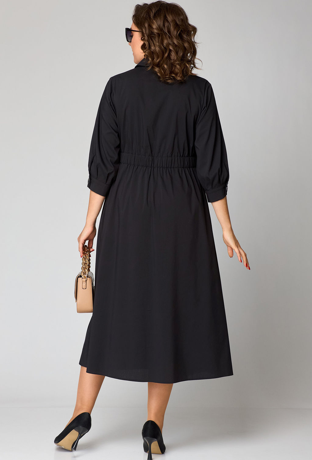 Платье EVA GRANT 7176 чёрный