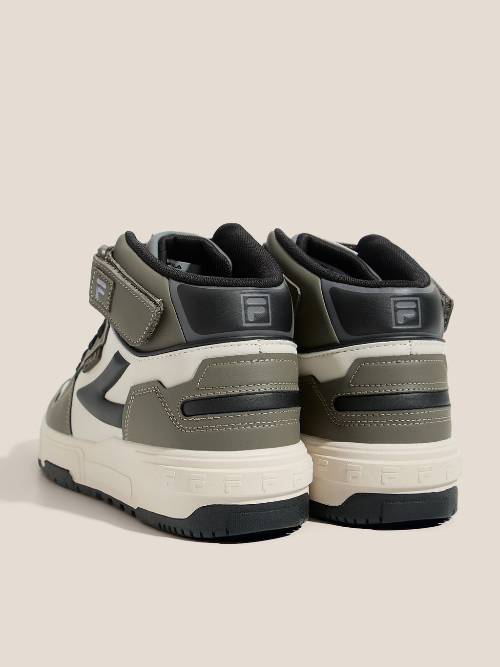 Мужские высокие кеды FILA FX-1000 NXT MID M Артикул 4563215, серо-зеленый