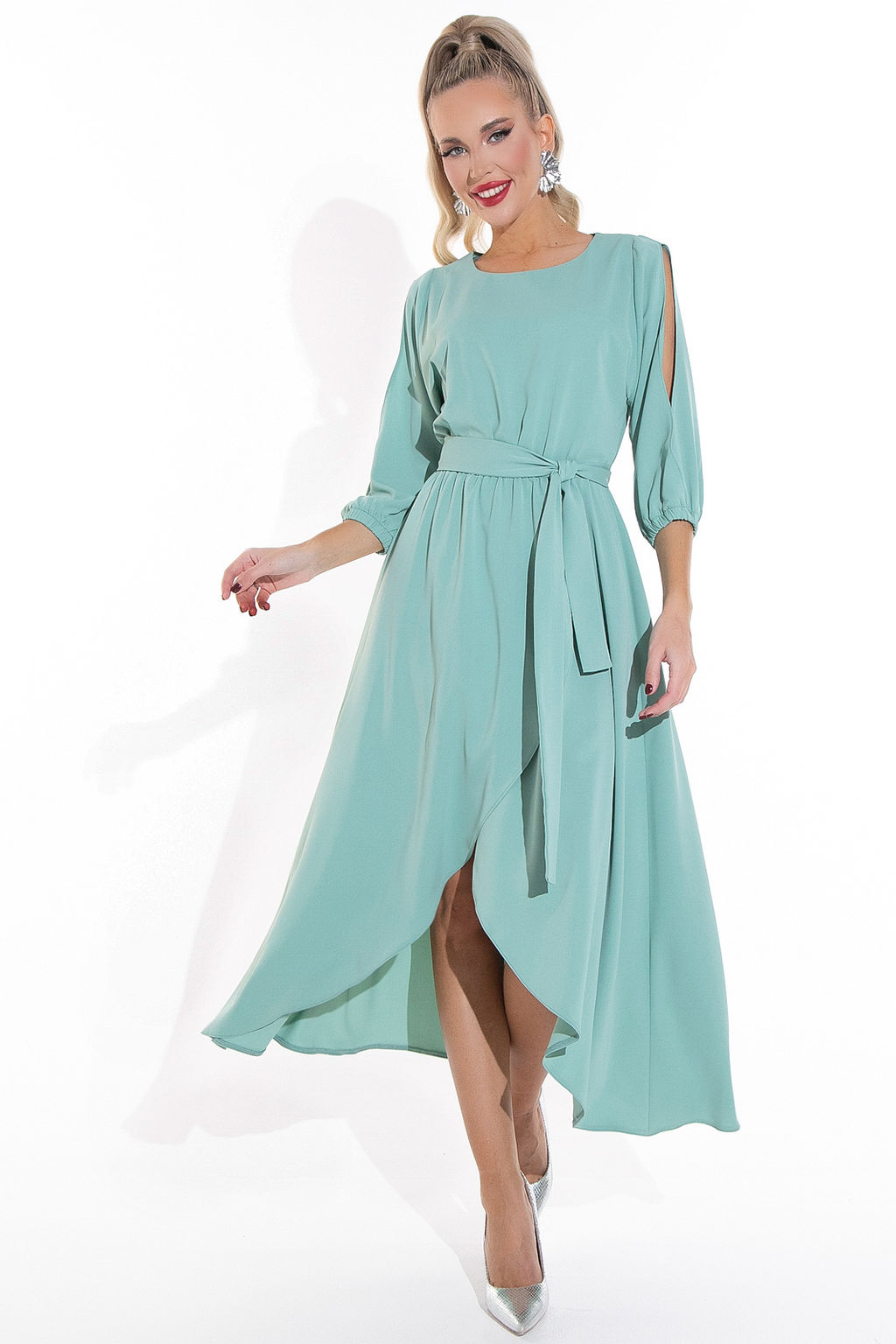 Платье Танго (мята) - Эльза фото 10