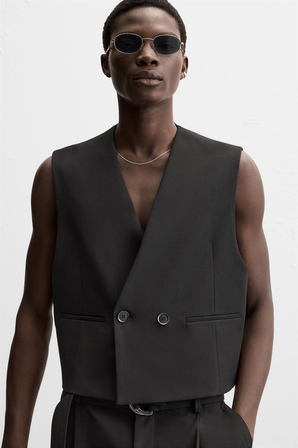 BOXY FIT WAISTCOAT - Zara фото 5