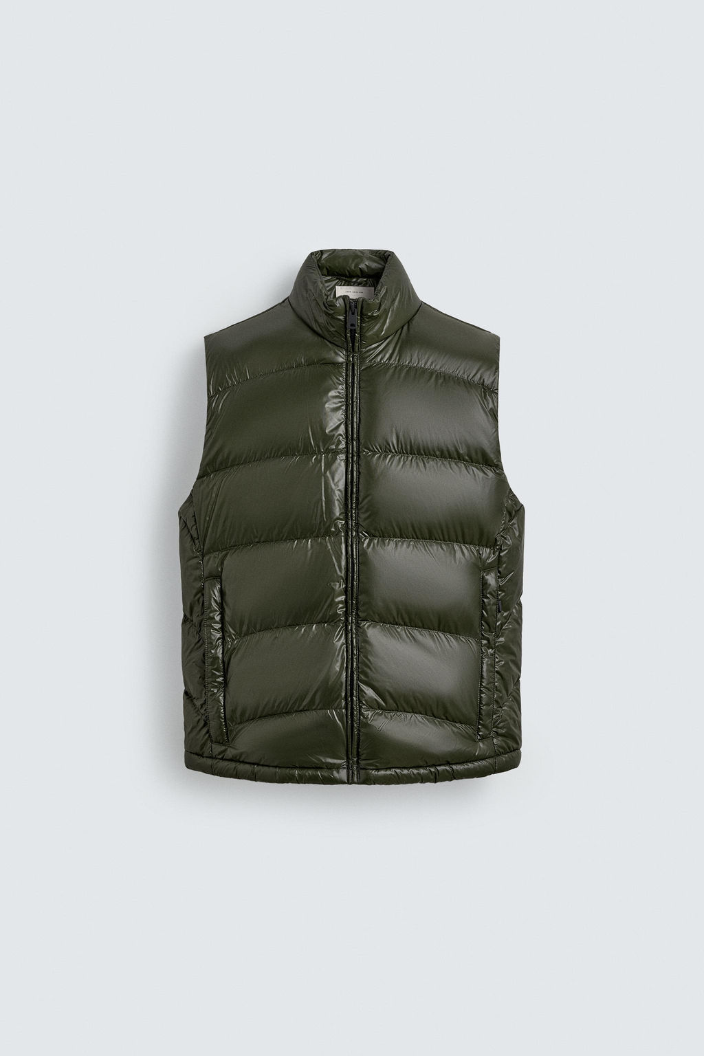 80% DOWN - 20% FEATHER WATER-REPELLENT QUILTED GILET ORIGINS - Zara фото 15