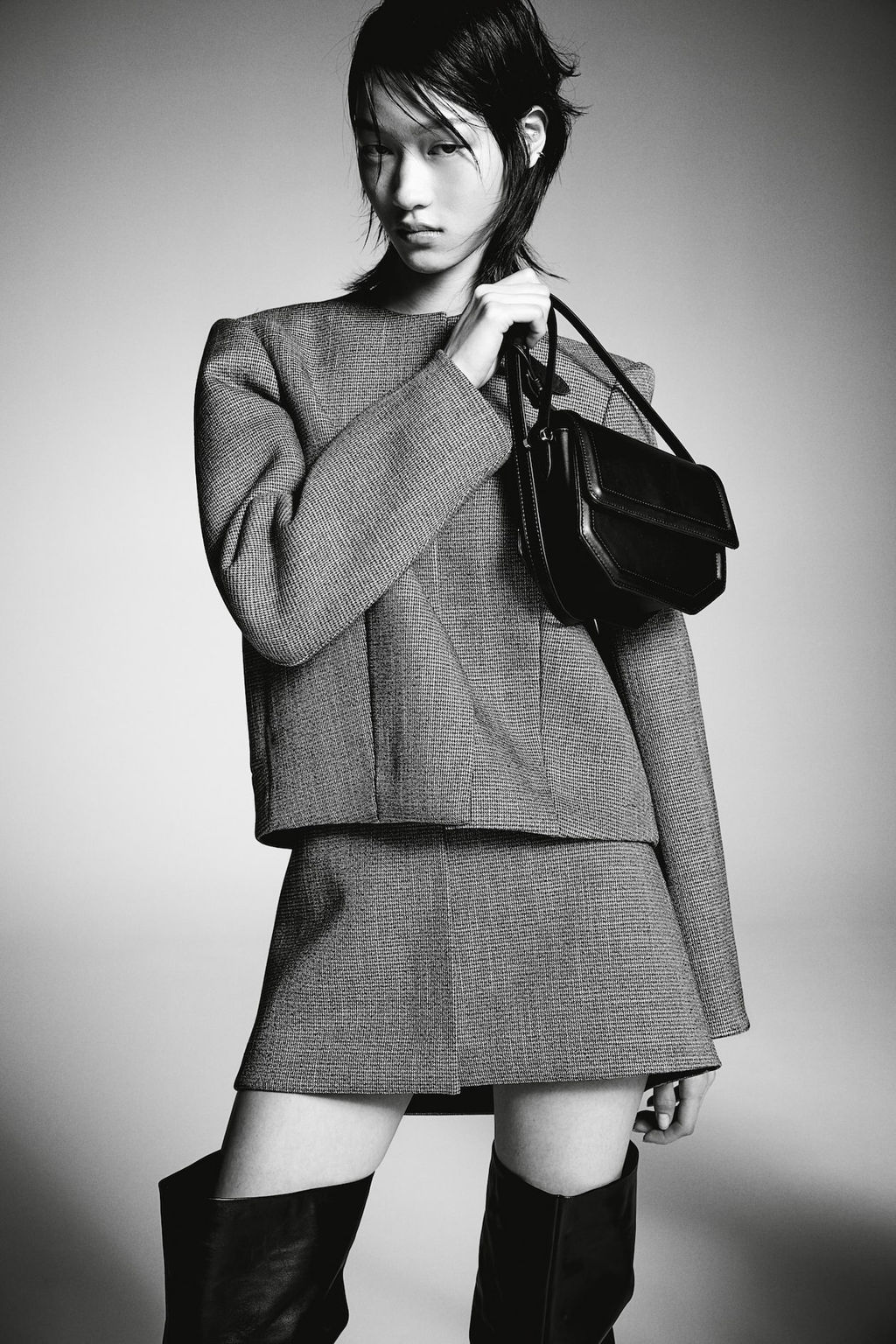 Chaqueta estructurada de sarga - H&m фото 3