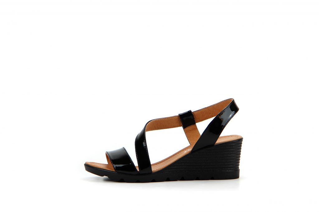Босоножки EDART 5010.553.black-lacq