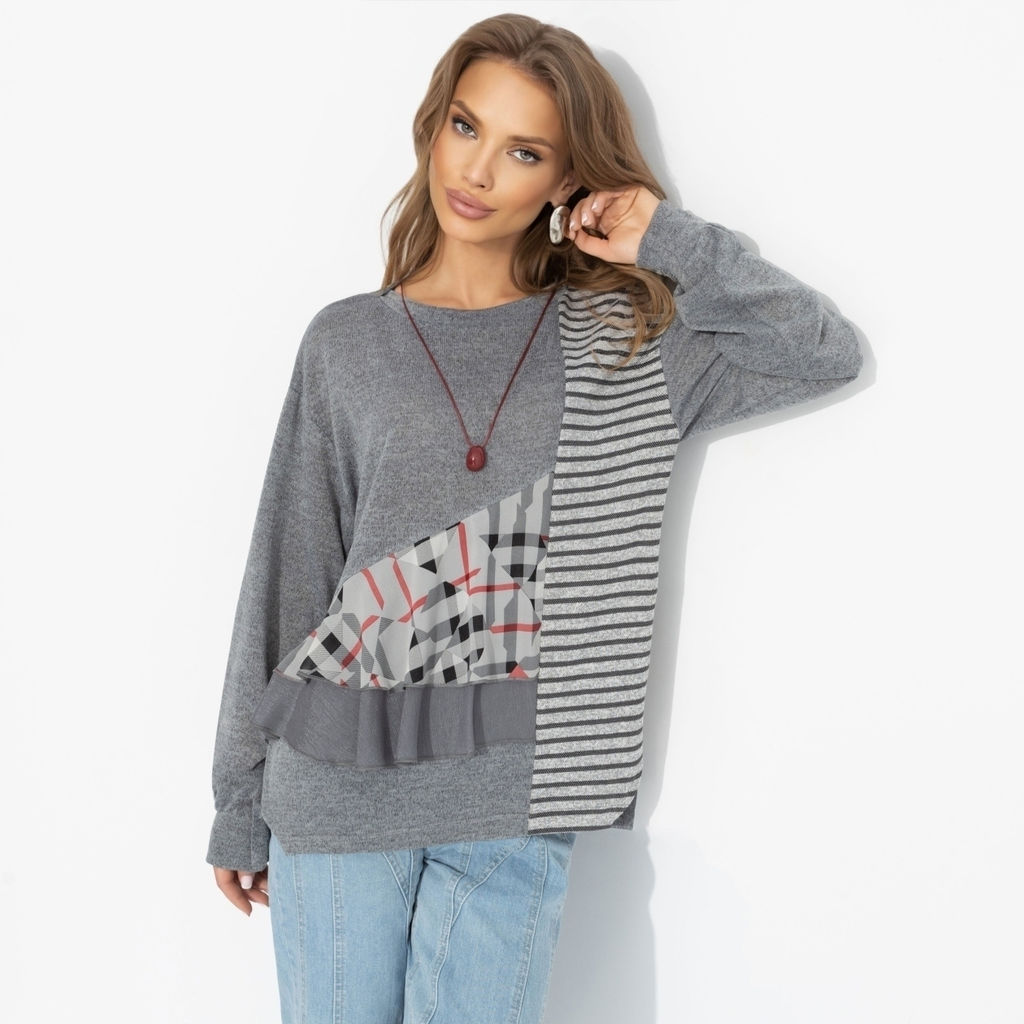 Свитшот комбинированный, Выбираю себя (стайл) - Charutti фото 9