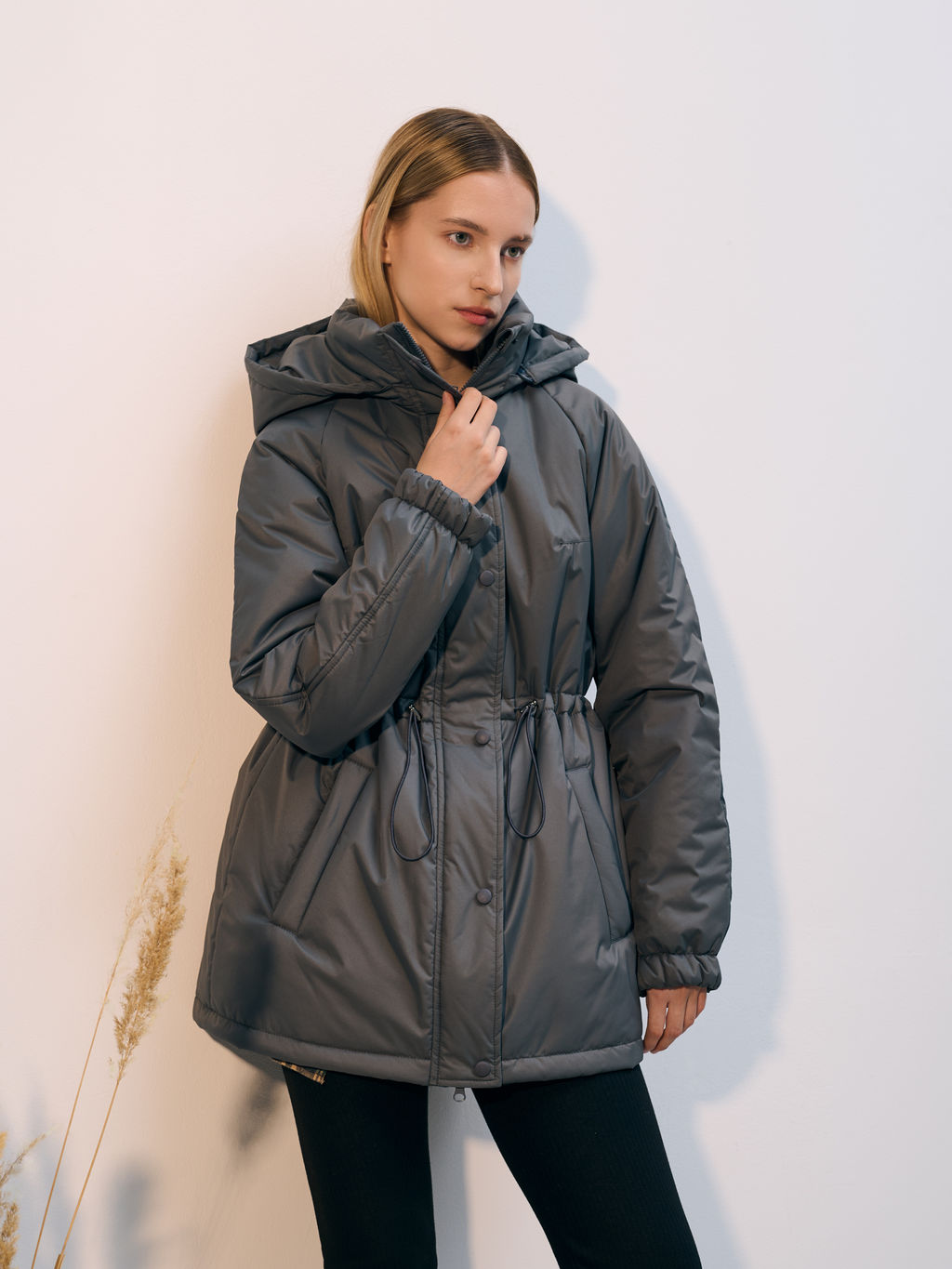Куртка демисезонная "Нео" темно-серый