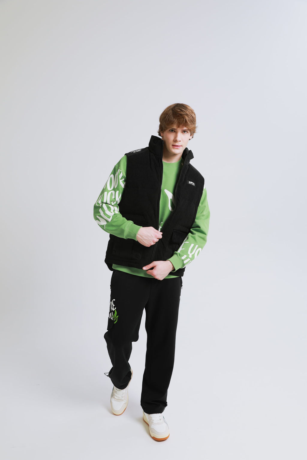 Пуховый жилет Чёрный - Anta фото 3