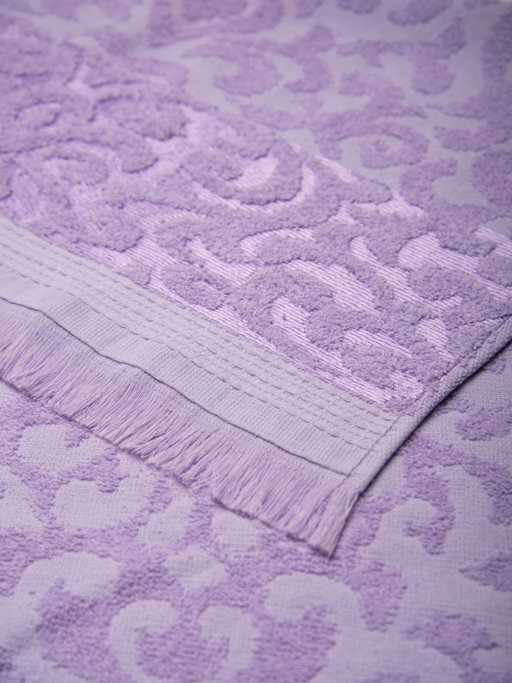 Махровое полотенце Вензеля цвет сирень,100% хлопок, 50х80см - New star фото 3