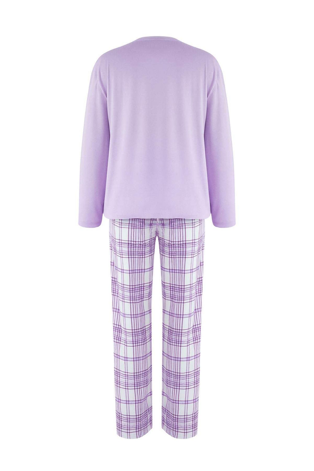 K?rm?z?-Beyaz Ay?c?kl? K?s Temal? Orme Pijama Tak?m? THMAW26PT00047 - Trendyolmilla фото 6