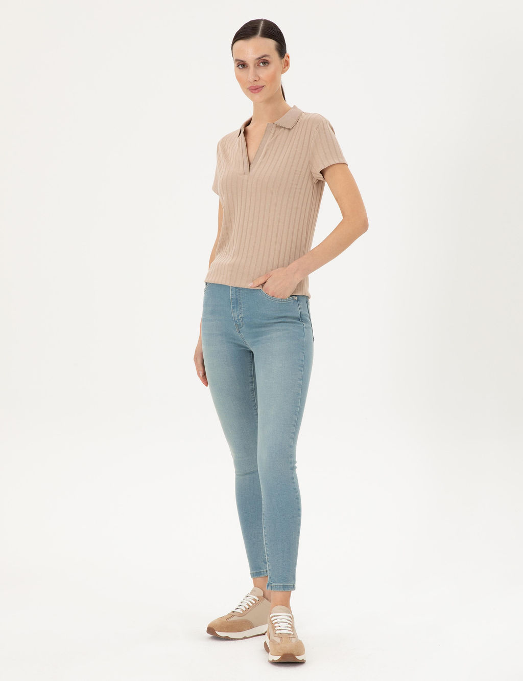 A__k Mavi Skinny Fit Jean Pantolon