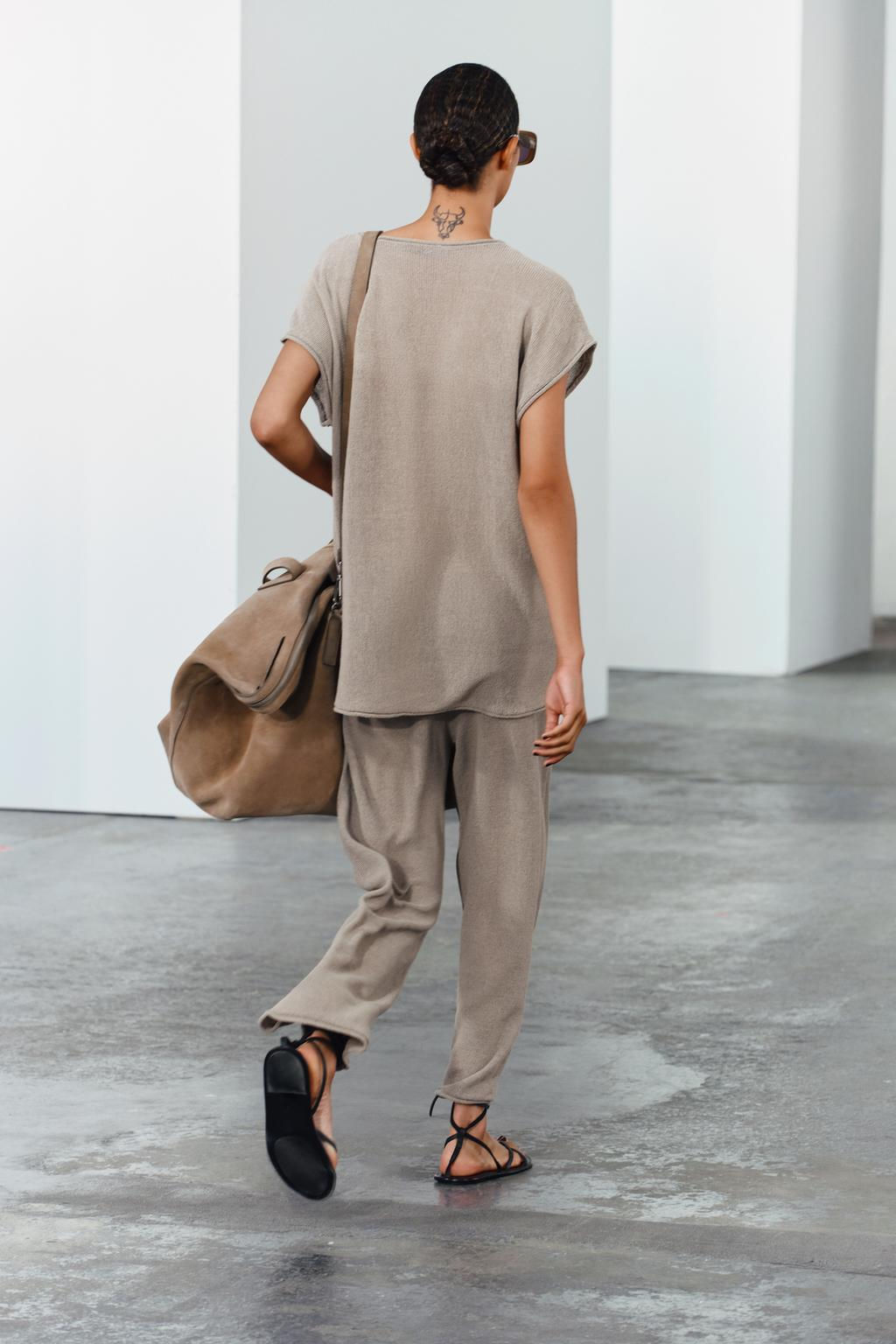 TURN-UP KNIT TOP - Zara фото 5