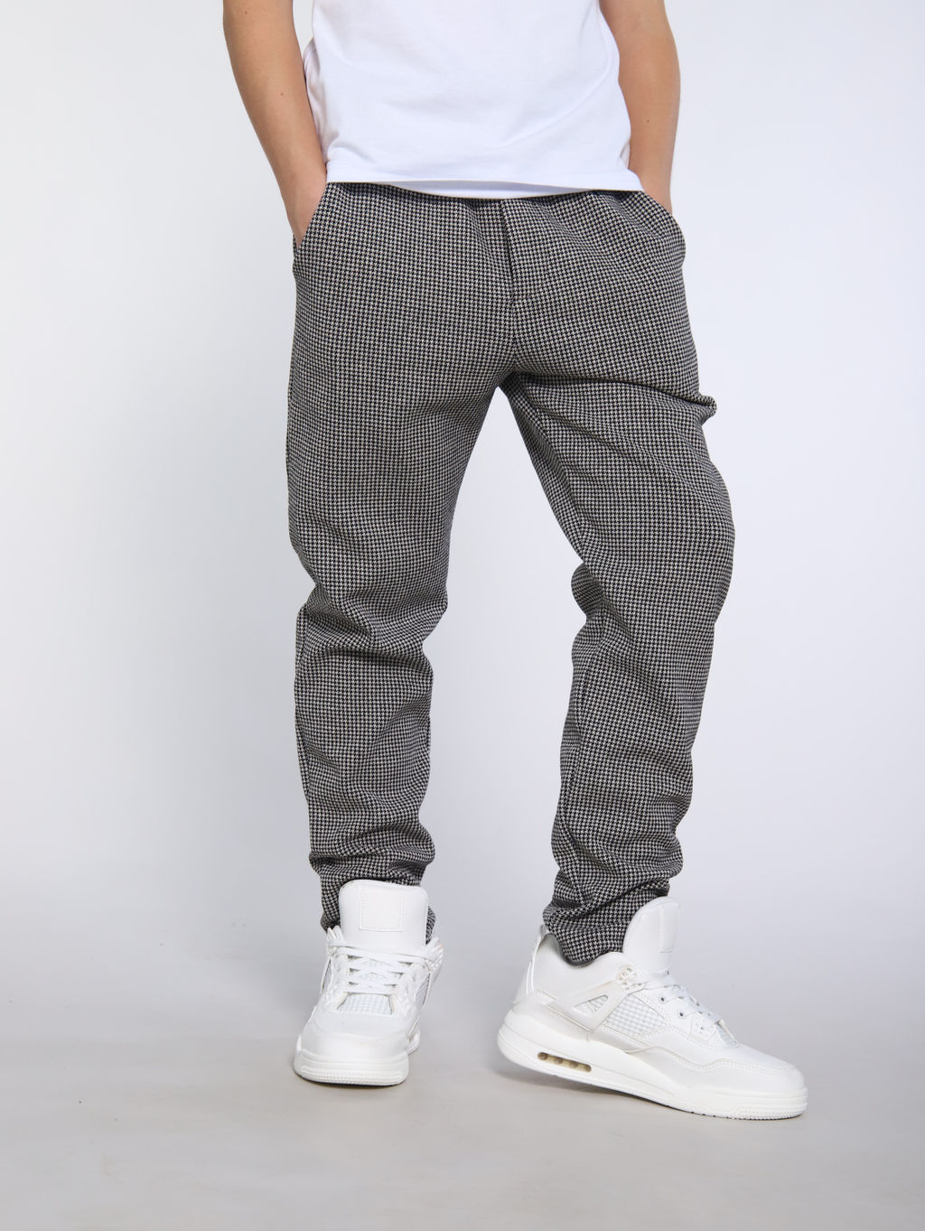 Брюки Герман серая клетка - Ладошки фото 10