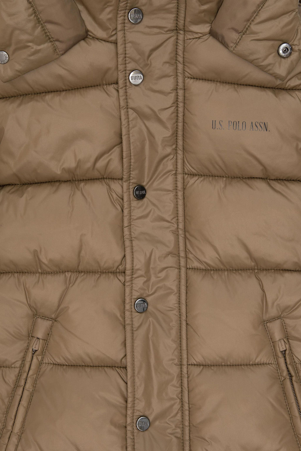 Пальто U.S. Polo Assn хаки детское