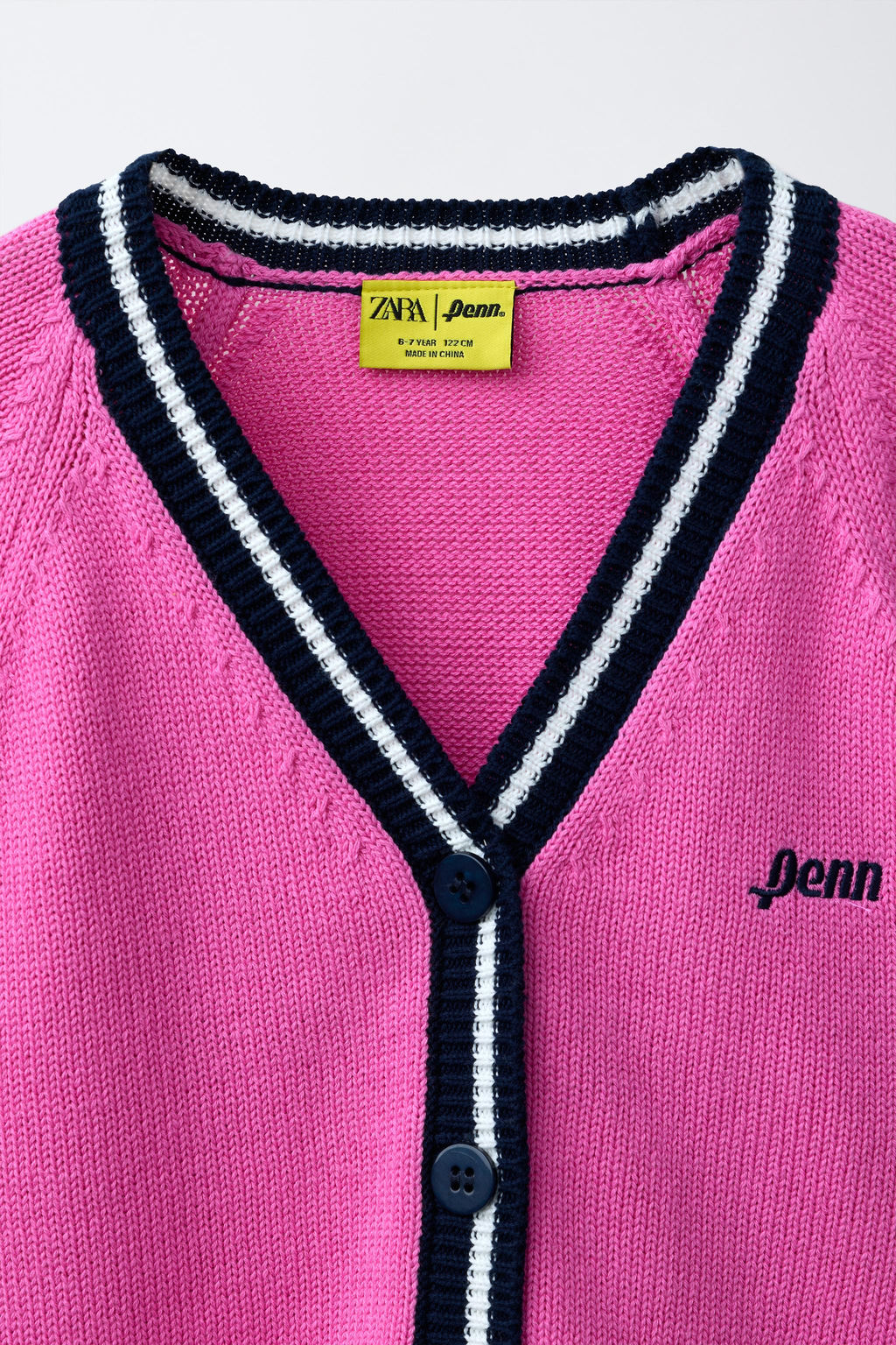 CHAQUETA PUNTO VIVO CONTRASTE PENN  / Rosa fl?or - Zara фото 3