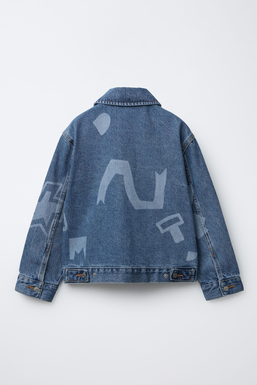 PRINTED DENIM JACKET - Zara фото 2