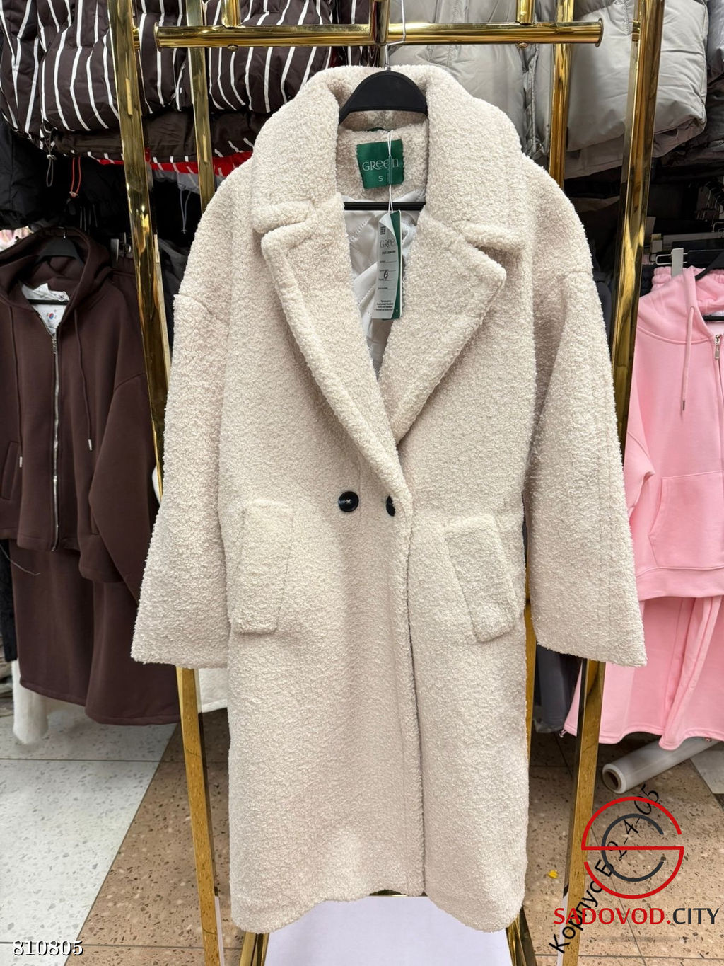 Тёплое женское пальто Тедди