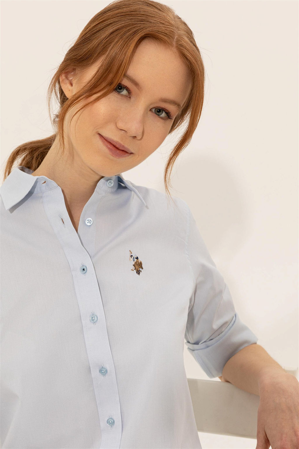U. S. Polo Assn Женская черная базовая рубашка с длинным рукавом Неожиданная скидка в корзине - U.s. polo assn фото 30