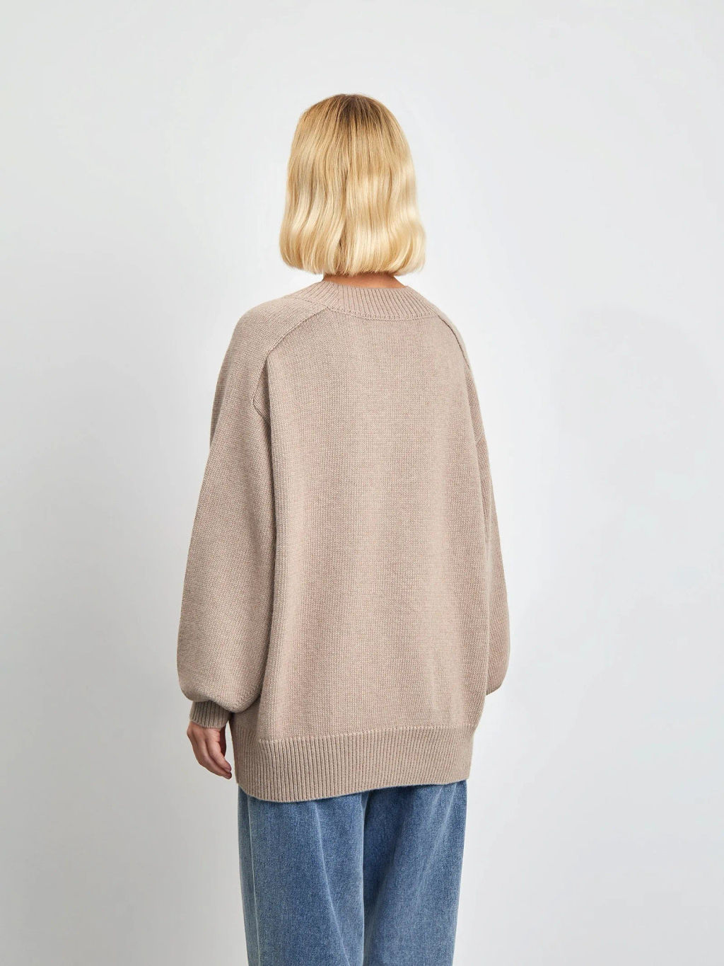 Джемпер с v-образным вырезом B2877/kaffi - Emka фото 11