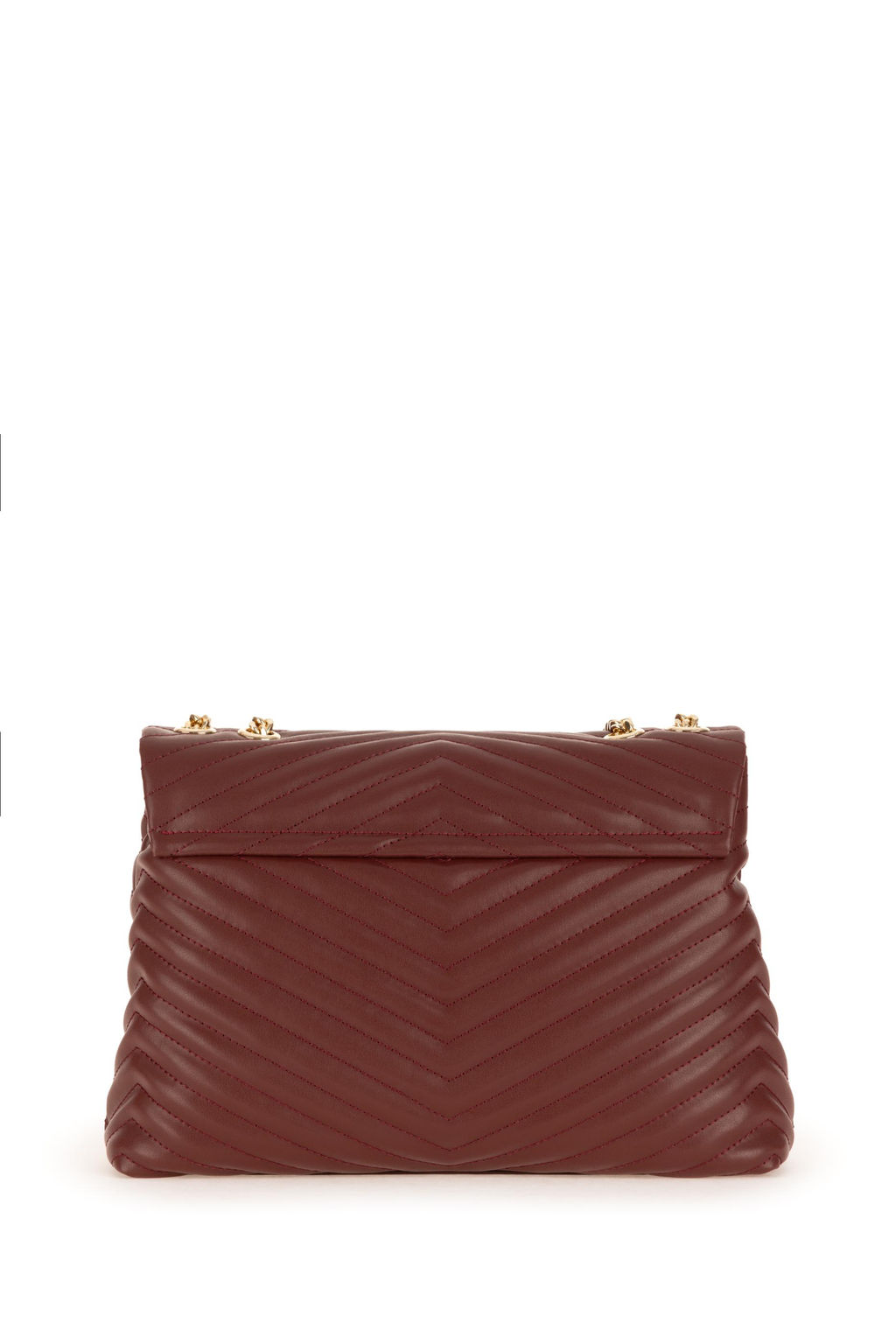 Женская бордовая сумка на плечо с ремешком-цепочкой Неожиданная скидка в корзине - U.s. polo assn фото 5