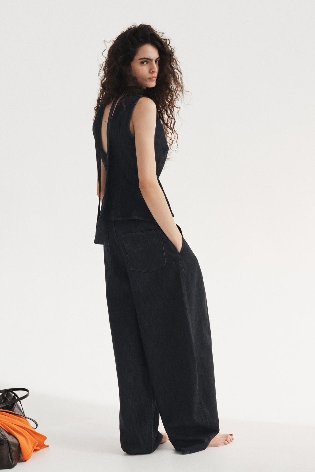 TRF MID-WAIST BAGGY JEANS - Zara фото 12