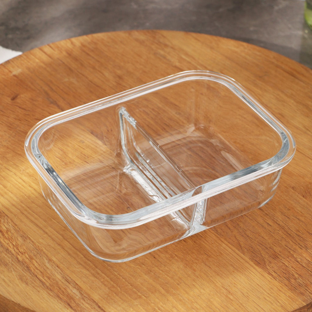 LACY&LOCK FOOD Контейнер 630мл. 2 секции с крышкой , арт. 530276BL/GR (1118891, 1118889)