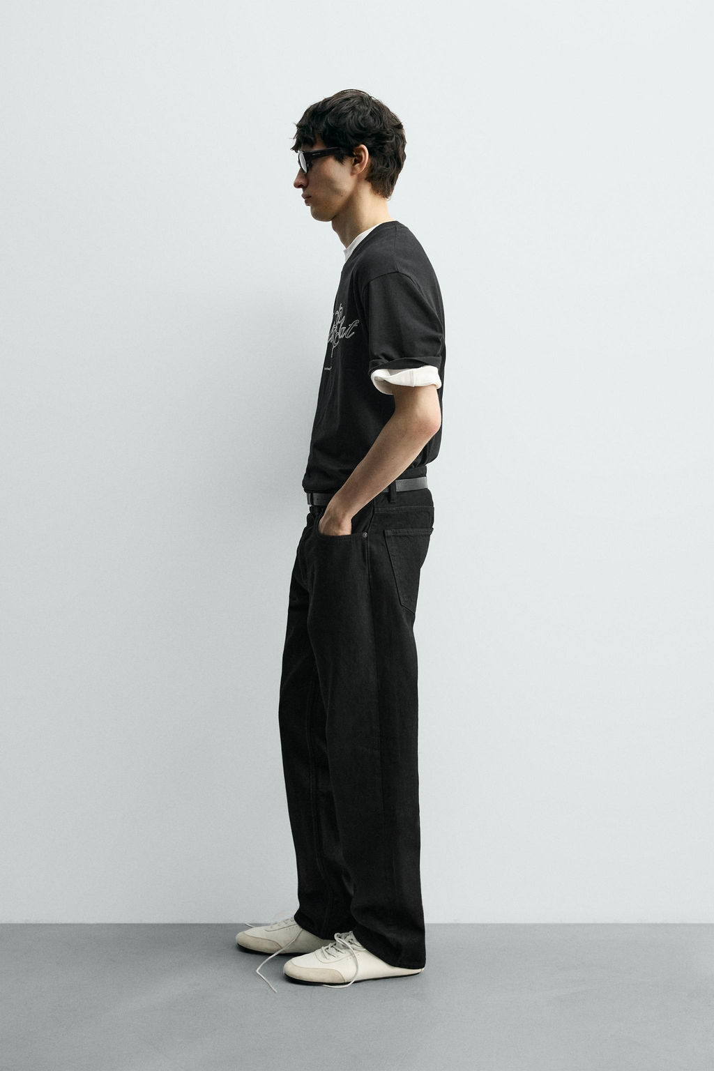 EMBROIDERED SLOGAN T-SHIRT - Zara фото 4