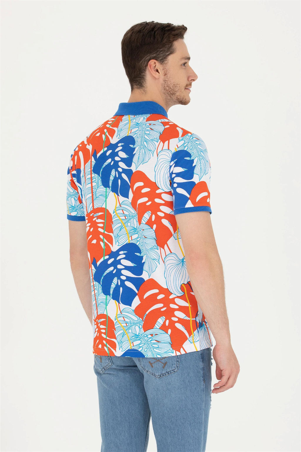 U. S. Polo Assn Мужская белая футболка с воротником-поло - U.s. polo assn фото 12