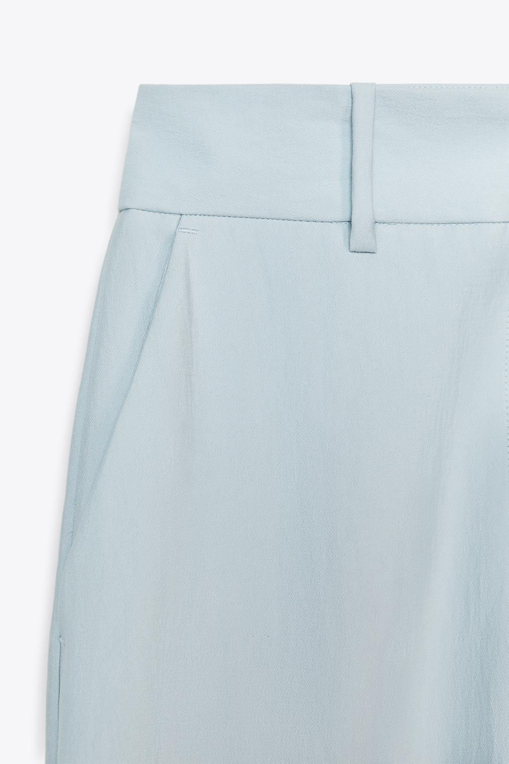 HIGH-WAIST STRAIGHT-LEG TROUSERS - Zara фото 8