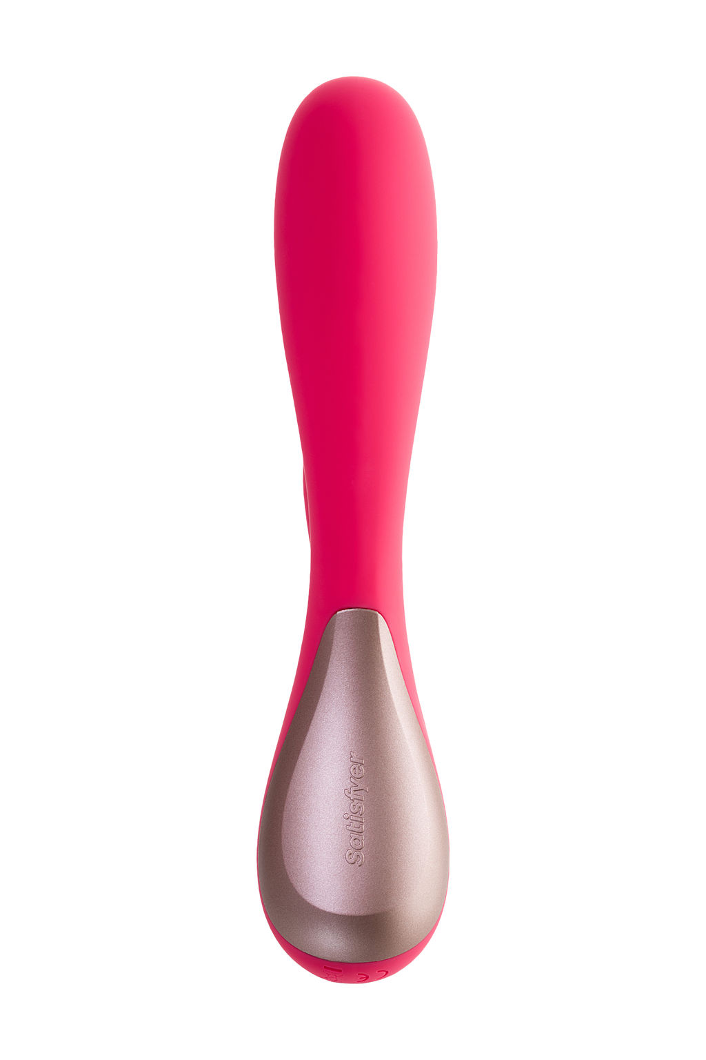 Нереалистичный вибратор Satisfyer Mono Flex, силикон, красный, 20,4 см.