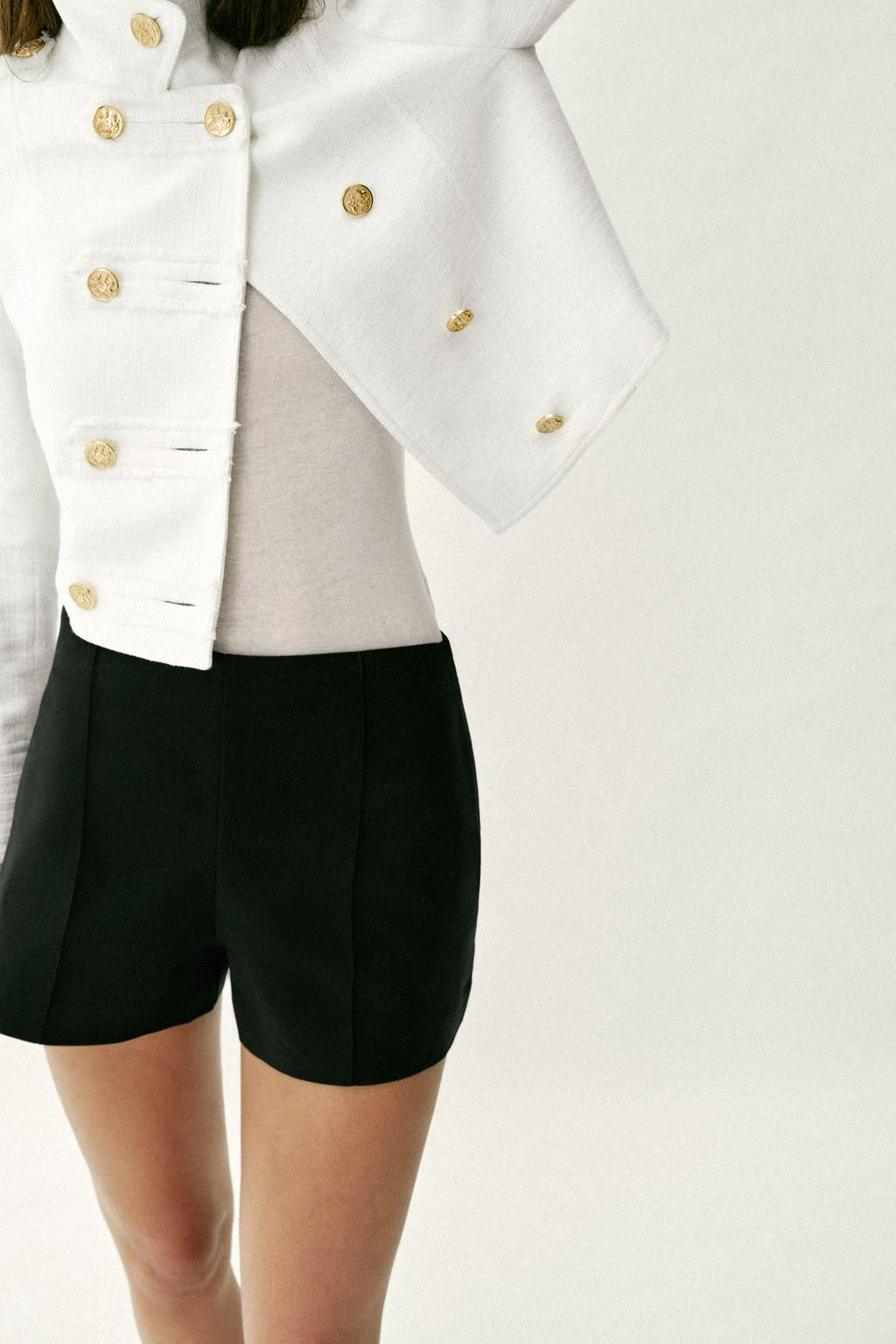 HIGH-WAIST BERMUDA SHORTS - Zara фото 3