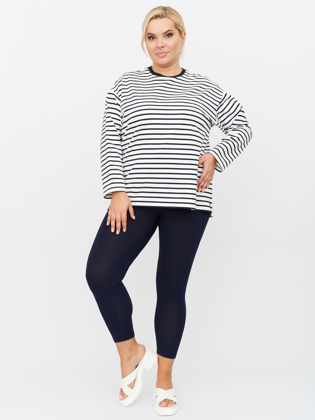 Леггинсы из вискозы LL13003DBL05 - Артесса фото 2