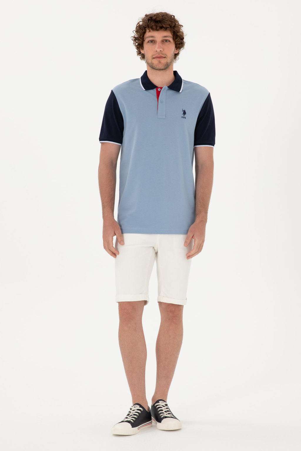 Erkek Regular Fit Polo Yaka Mavi Ti__rt Sepette S_rpriz _ndirim - U.s. polo assn фото 4