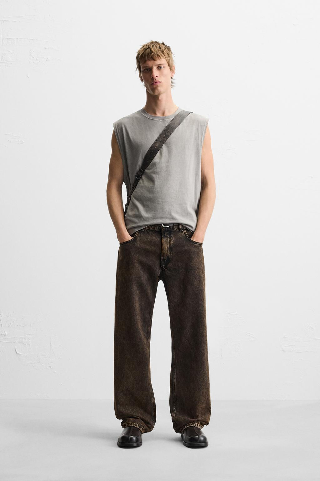 RELAXED FIT TANK TOP - Zara фото 26