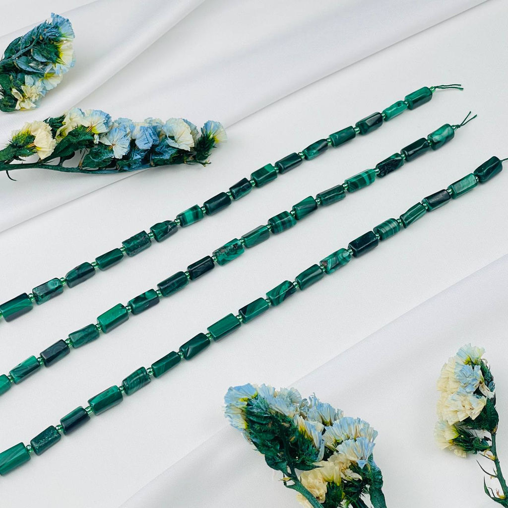 Бусины для украшений из Малахита 40 см