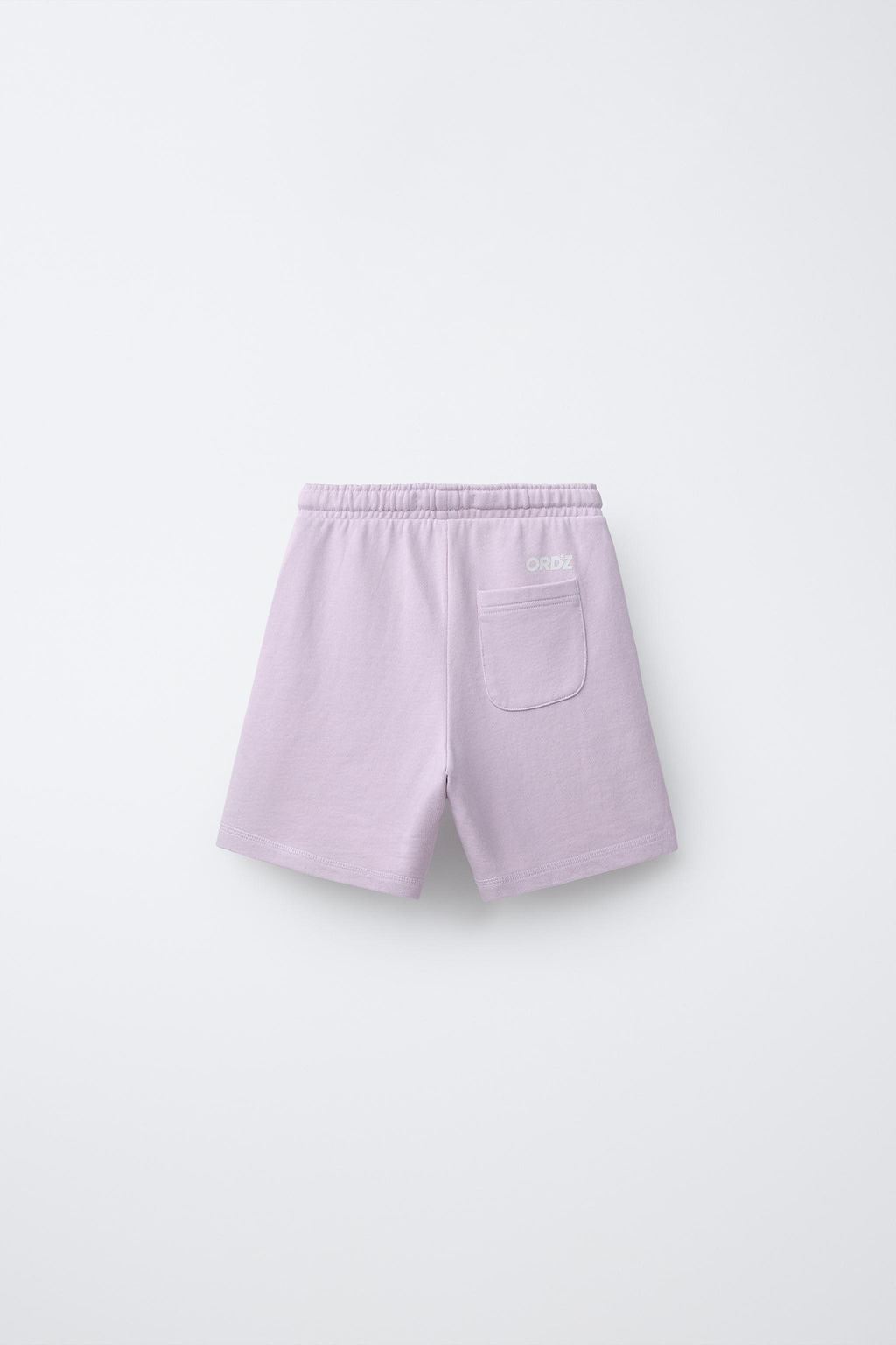 BERMUDA FELPA GARMENT DYE LOGO / Lila claro - Zara фото 2