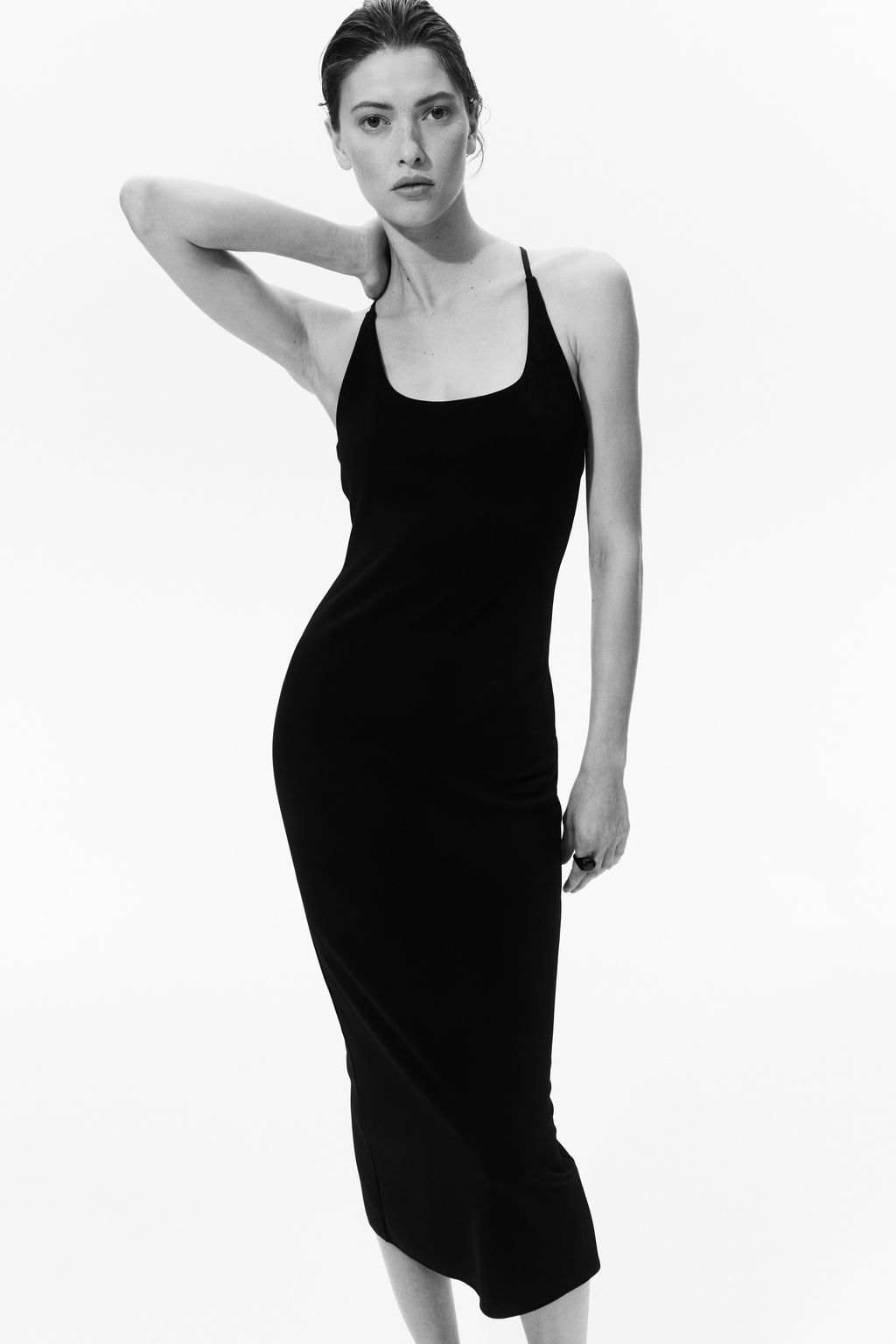 Vestido midi con escote en U - H&m фото 4