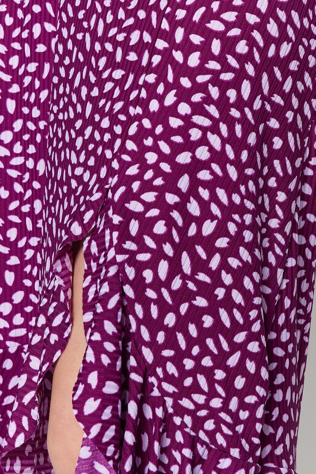 TRENDYOLMILLA K?rm?z? Bask?l? Buzgu Detayl? ve Volanl? Yuksek Bel Esnek Etek TWOSS21ET0029 фото 30