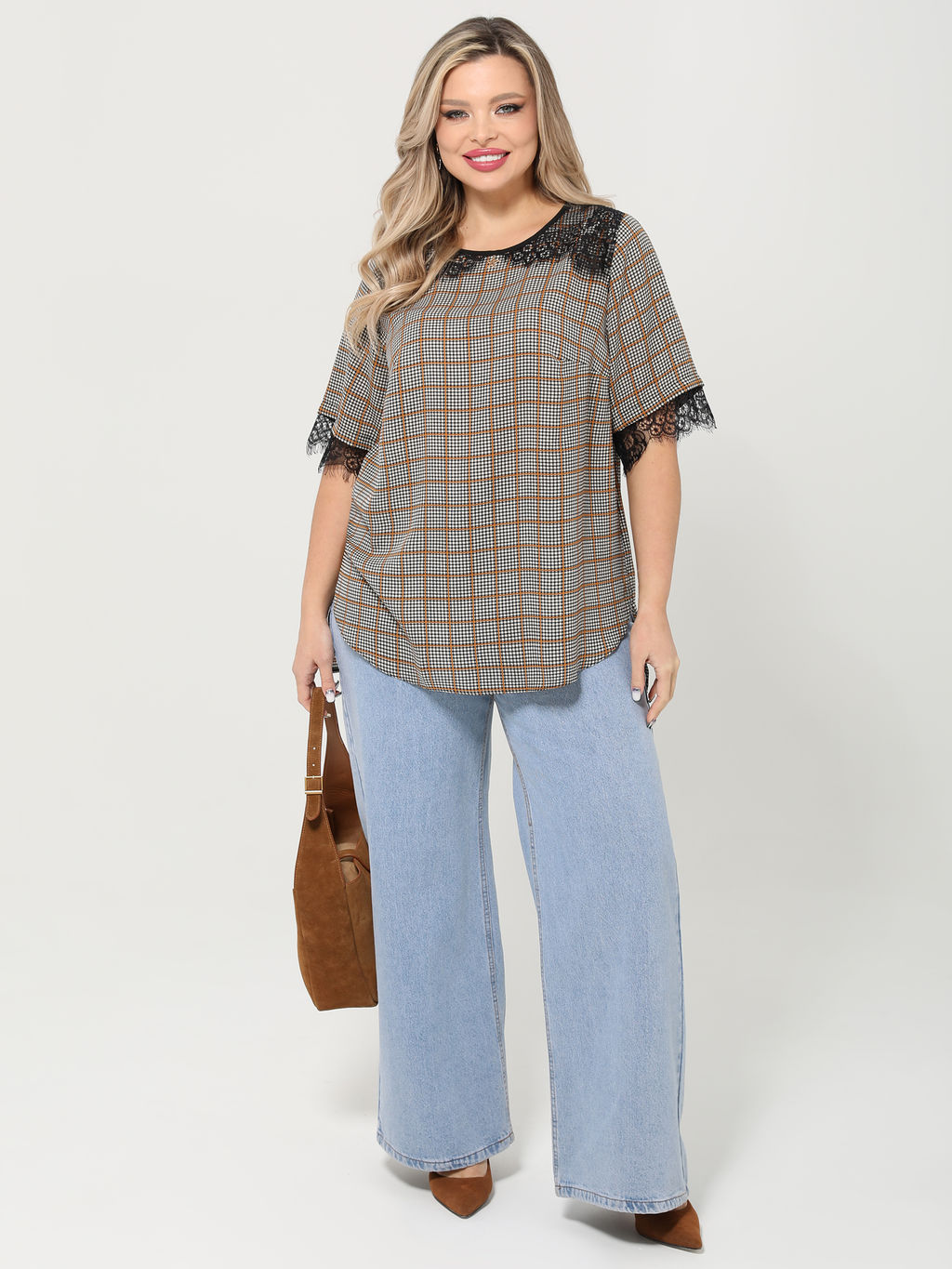 Блузка 0220-3 медово-бежевый