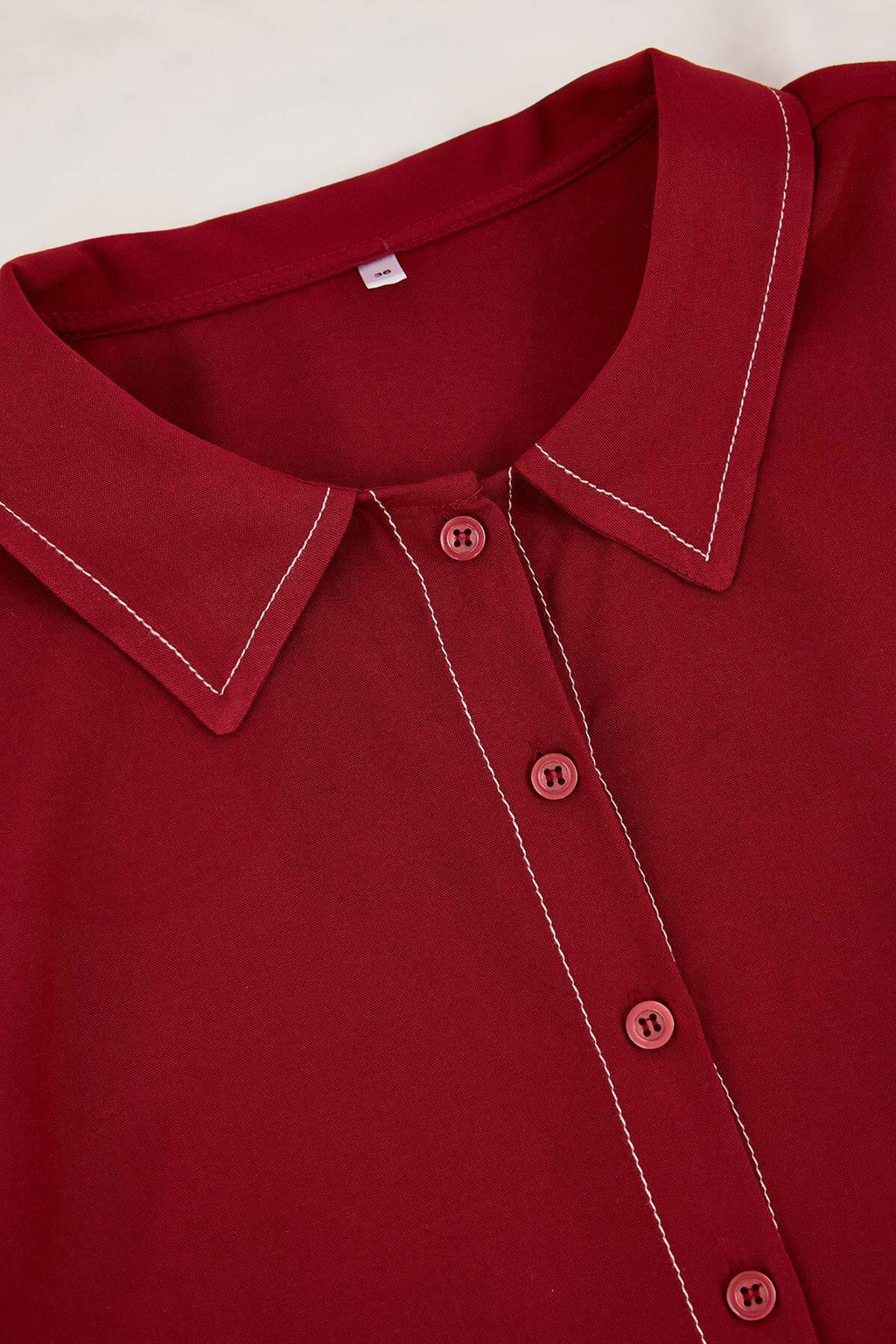 Bordo Duz Shally Dokuma Pijama Tak?m? THMSS26PT00003 - Trendyolmilla фото 8