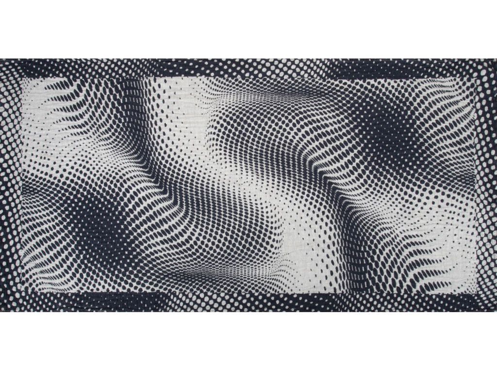 Полотенце 17С356-ШР/у. 55*115 "Иллюзия-1" цв. 1 рис. 203 черный